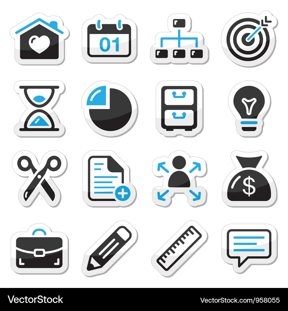 Web Icons - Navigation & Labels vector image