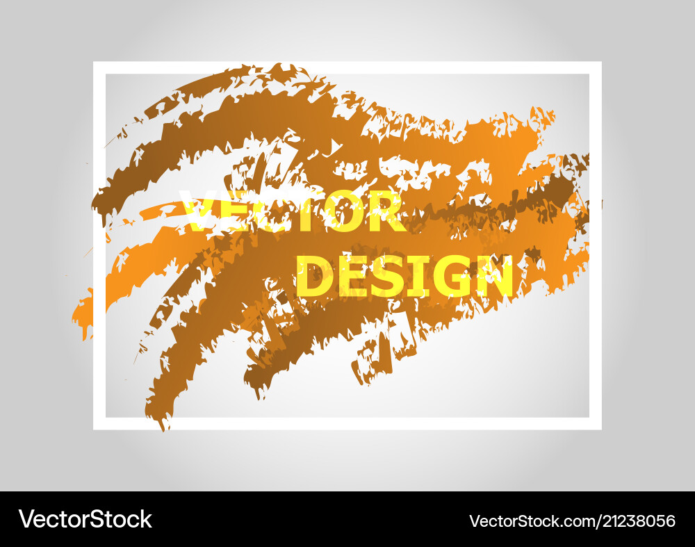 Abstract background with orange gradient vector image