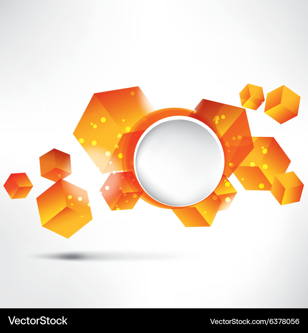 Abstract background with speech bubble Vector Image