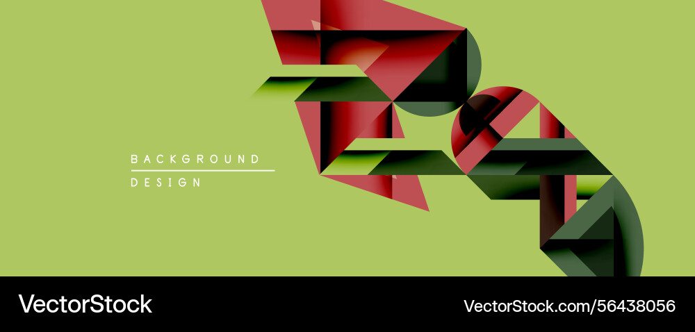 Abstract geometric shapes overlap creating Abstract geometric shapes overlap creating Vector Image
