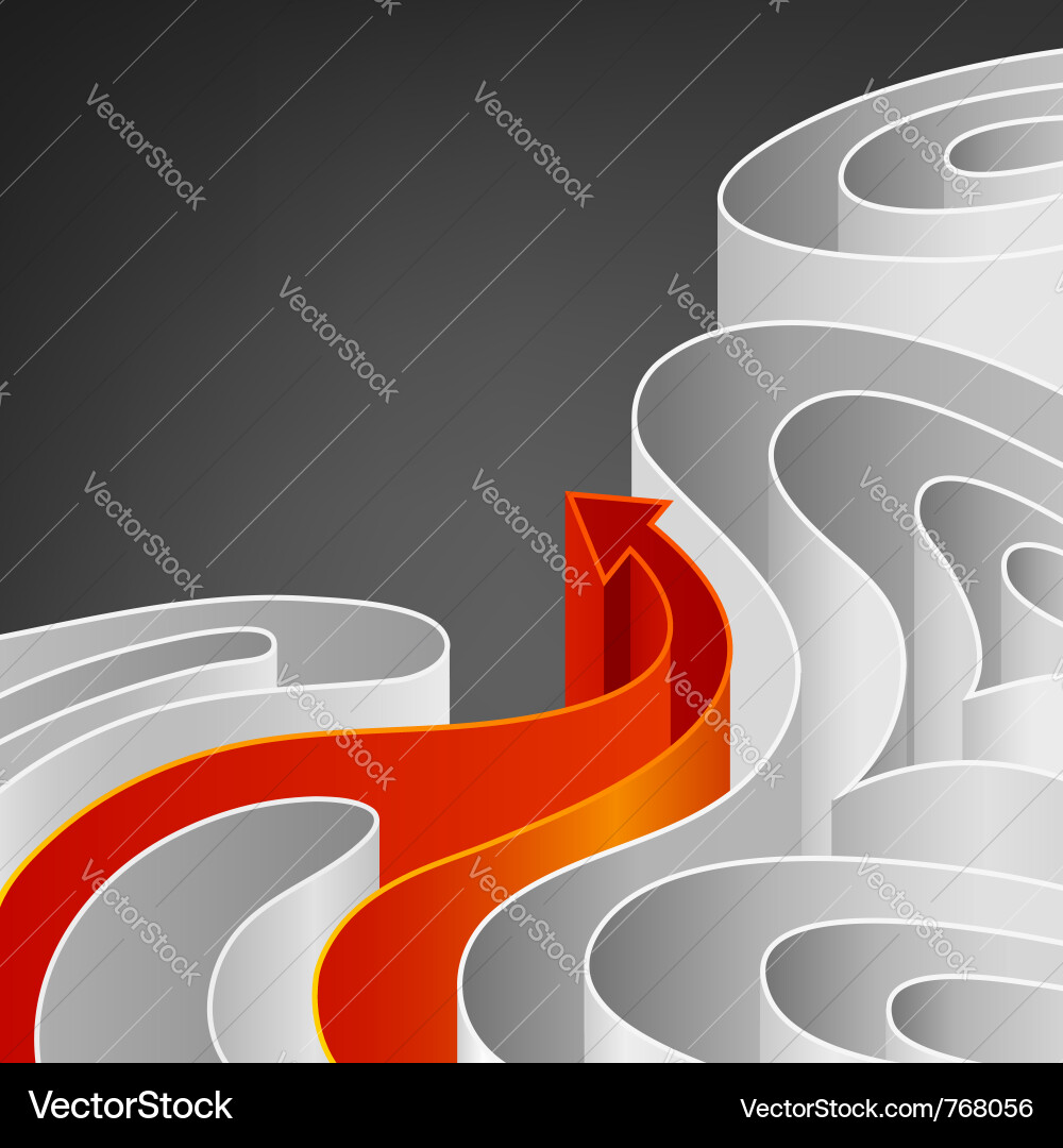 Dynamic Swirl Background vector image