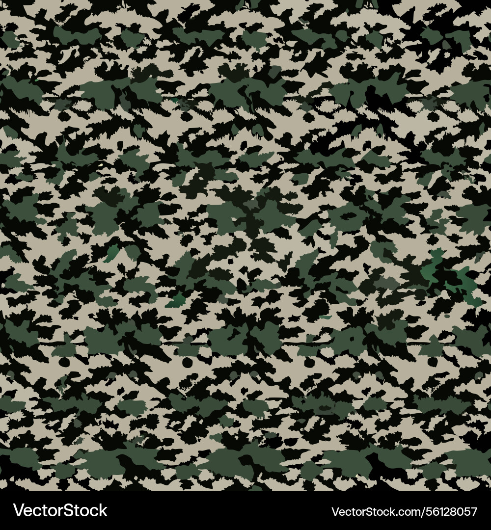Abstract camouflage pattern seamless texture Vector Image