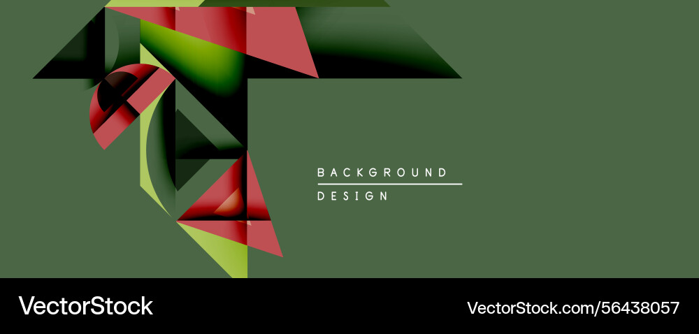 Abstract geometric design features overlapping Abstract geometric design features overlapping Vector Image