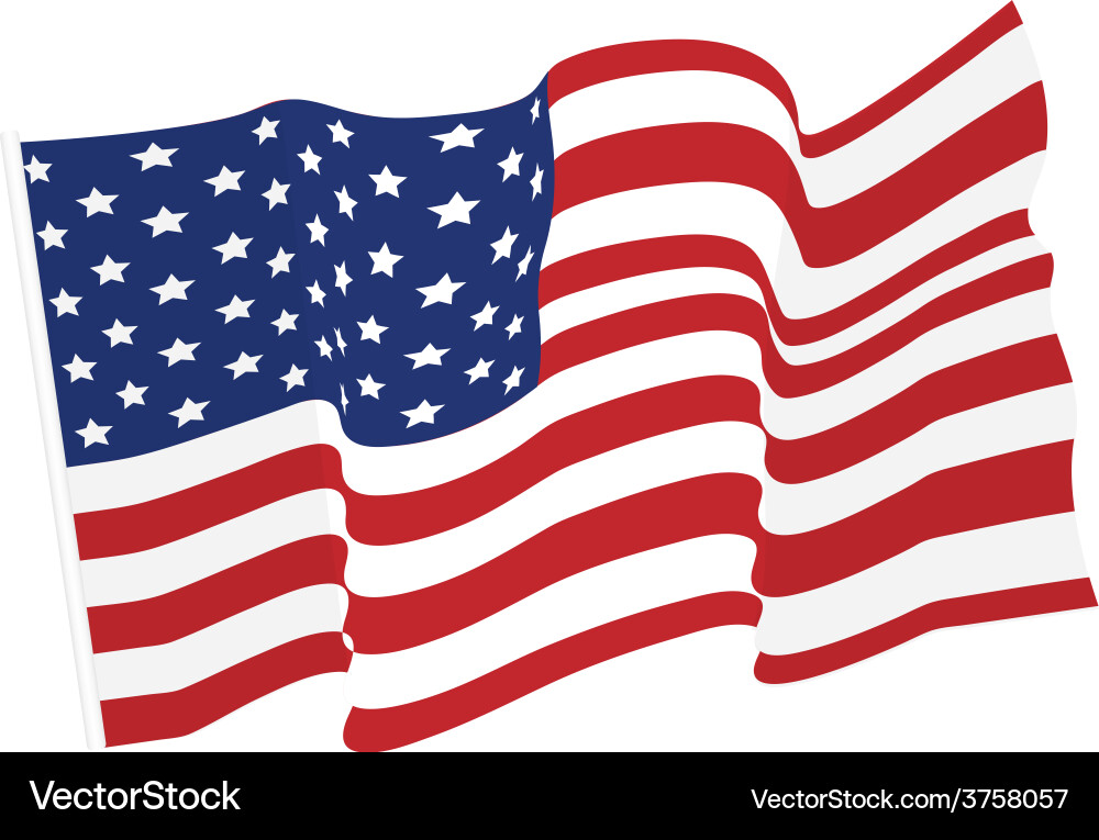 Usa flag Royalty Free Vector Image - VectorStock