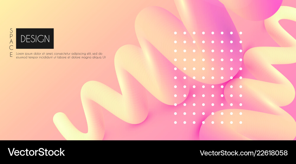 3d gradient design colorful abstract composition 3d gradient design colorful abstract composition Vector Image