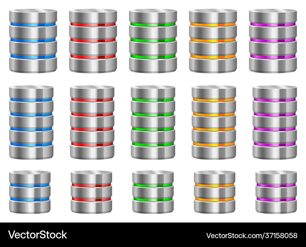 Data server design isolated on background Data server design isolated on background vector image