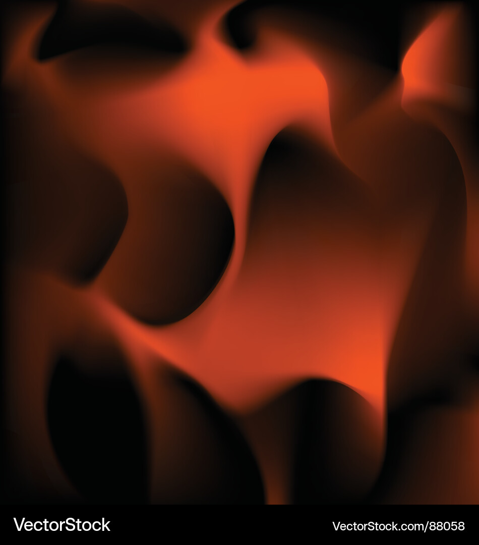 Dynamic Flame Effect Vector Image