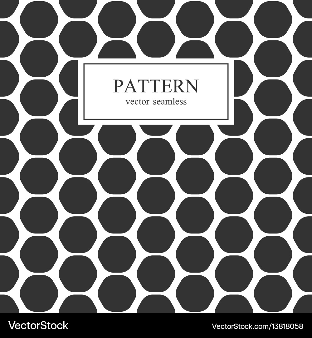 Geometric Hexagon Pattern Vector Image