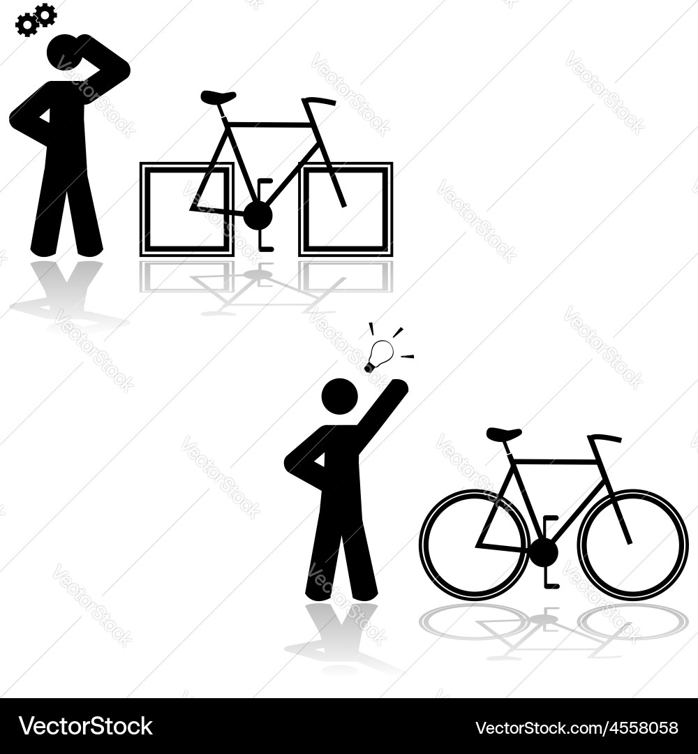 Incorrect Wheels Problem Vector Image