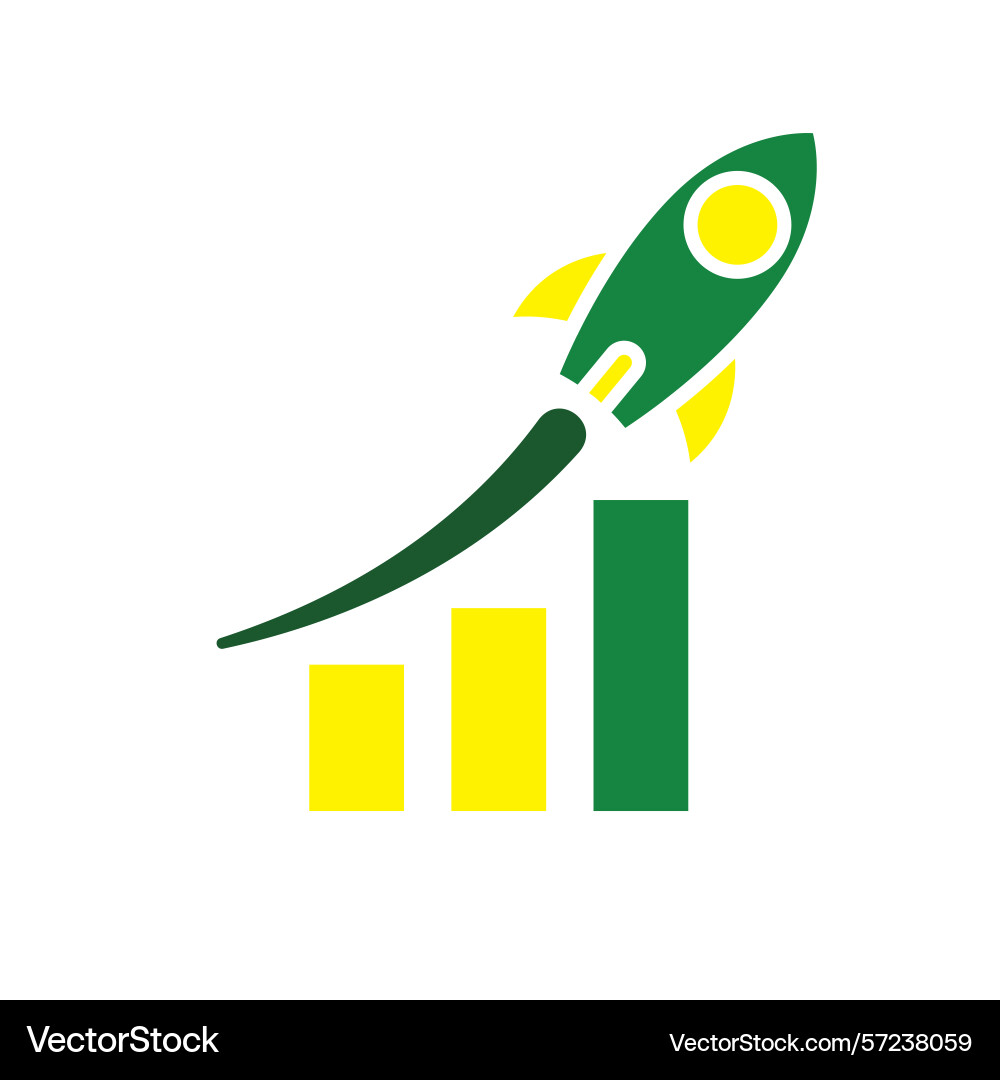 Optimization icon performance graph Optimization icon performance graph vector image