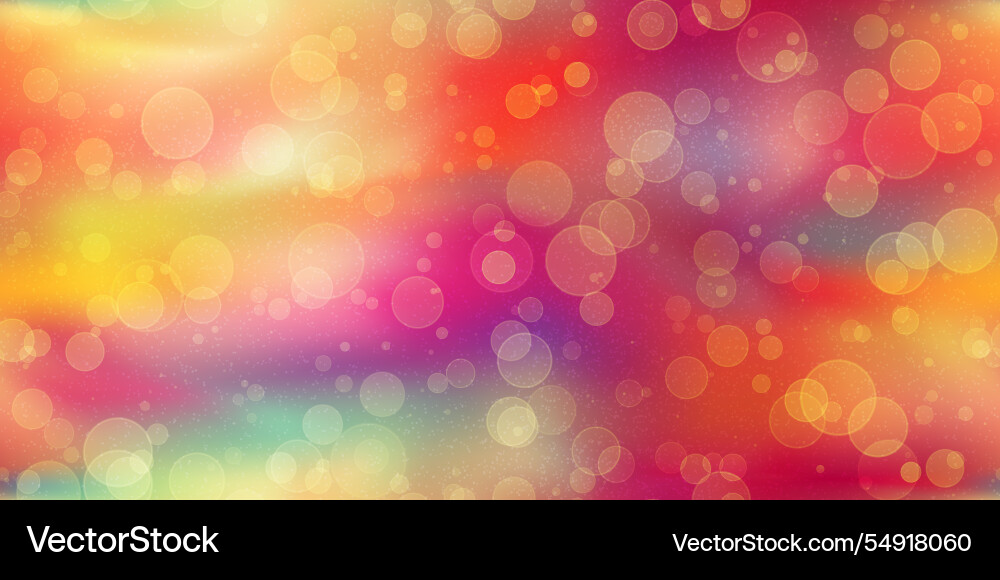 Bokeh effects and overlays in a seamless pattern Vector Image
