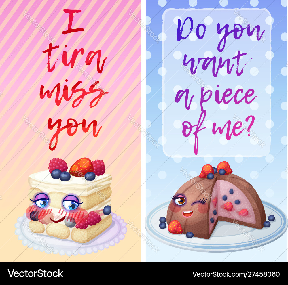Flirty Food Puns \u0026 Quotes – Royalty-Free Vector | VectorStock, image size:1000x991