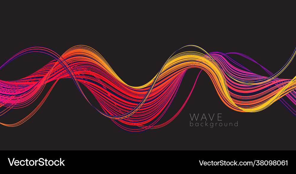 Abstract background with color Vector Image