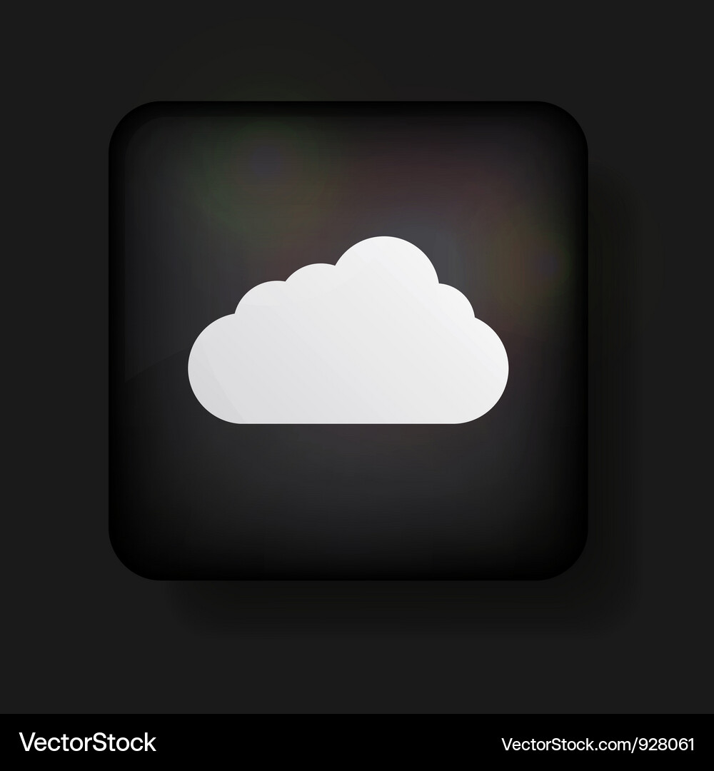 Computer cloud icon Vector Image