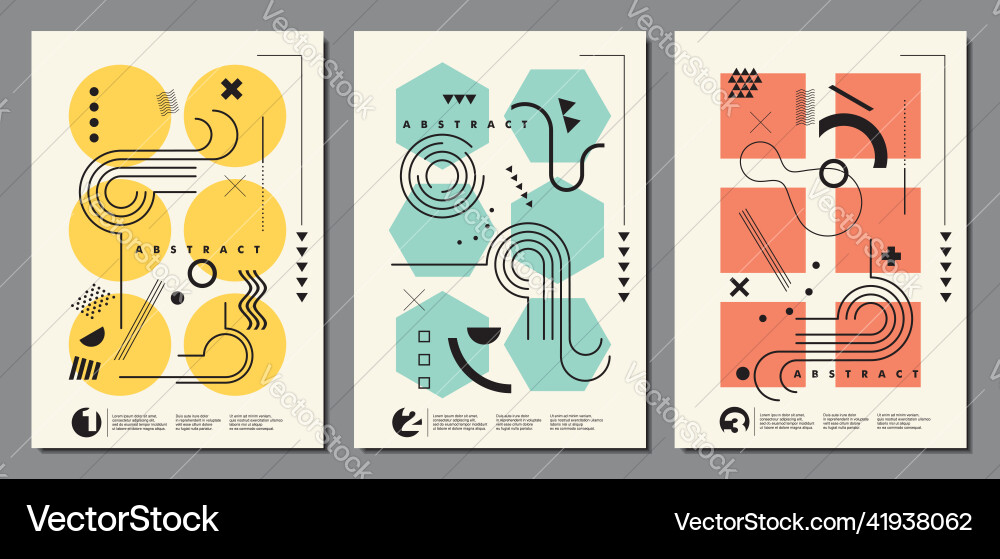 Abstract document templates Abstract document templates vector image