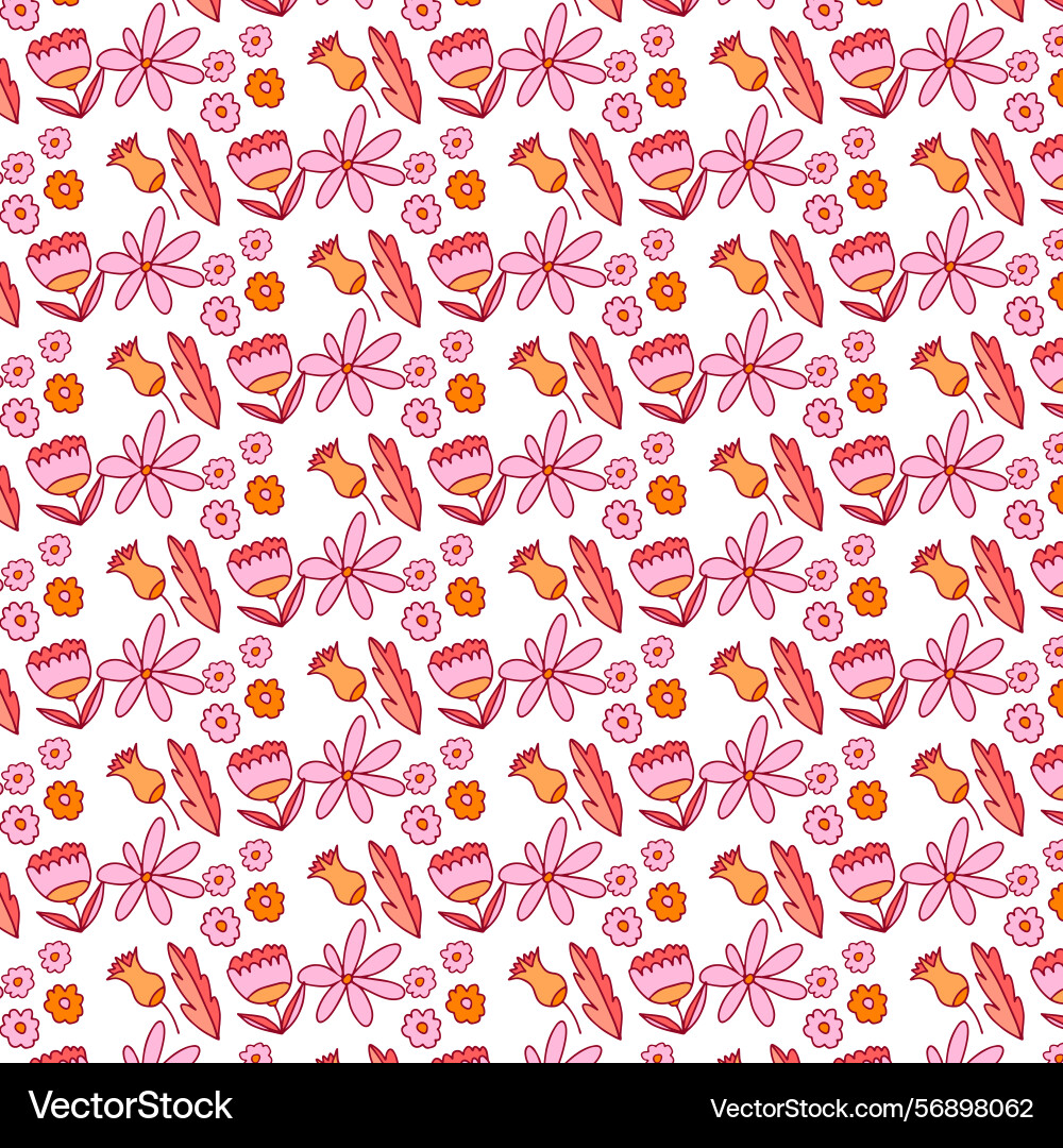 Bohemian floral escape Bohemian floral escape Vector Image
