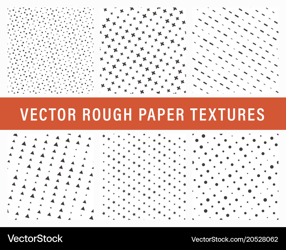 Simple seamless patterns Vector Image