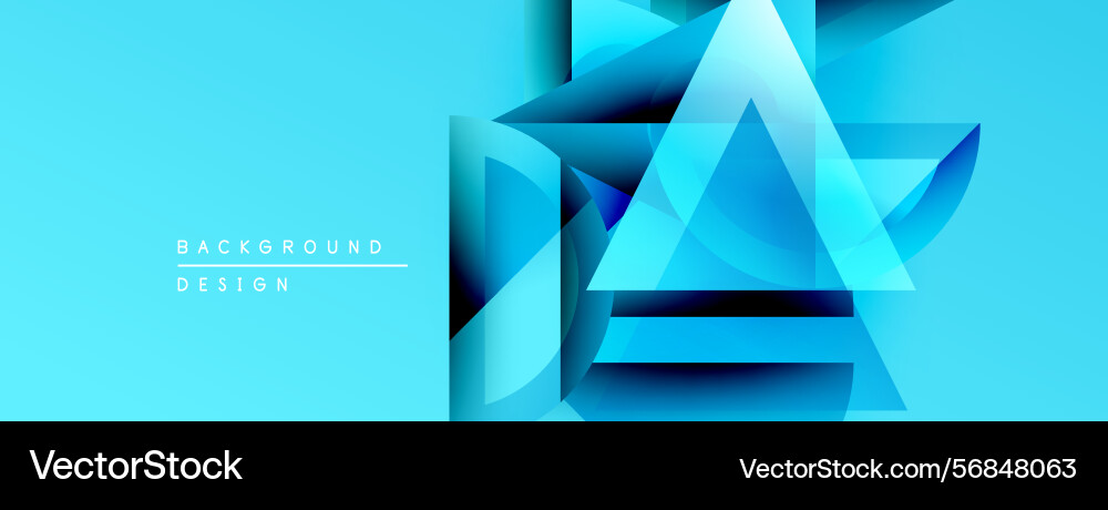 Abstract geometric shapes overlap creating Abstract geometric shapes overlap creating vector image