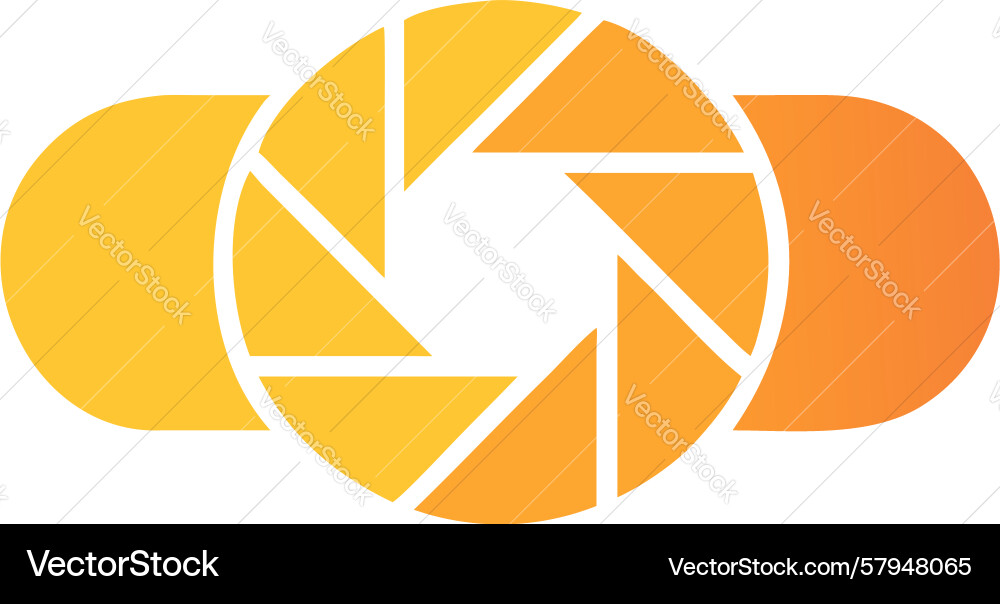 Camera Shutter Icon - Focus & Capture Vector Image