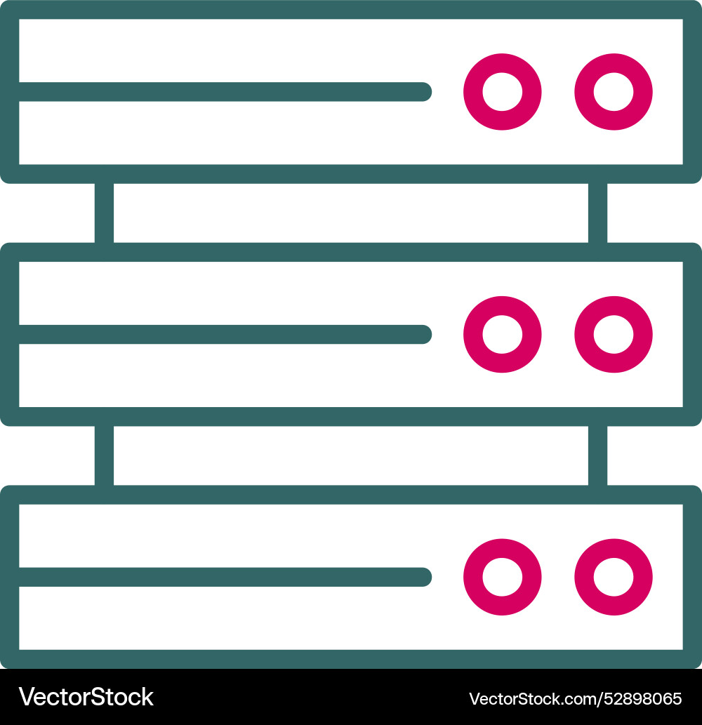 Database icon design vector image