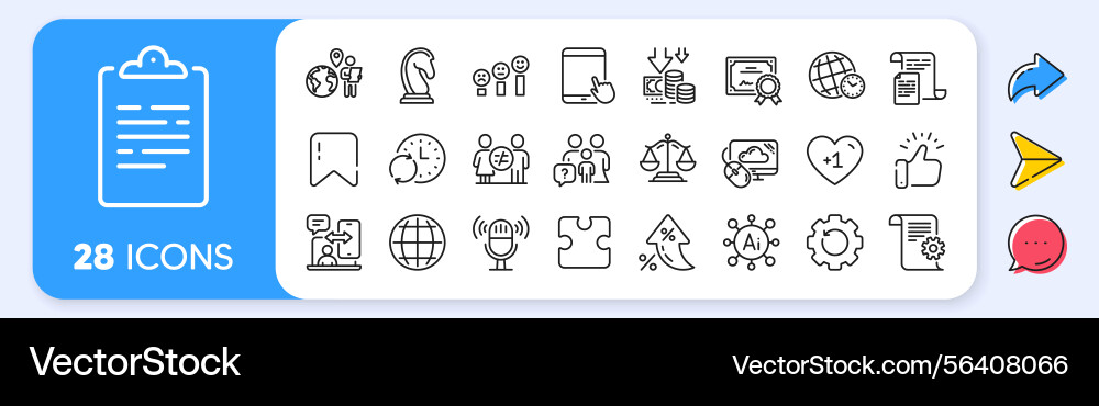 Clipboard deflation and cloud computing line Clipboard deflation and cloud computing line vector image