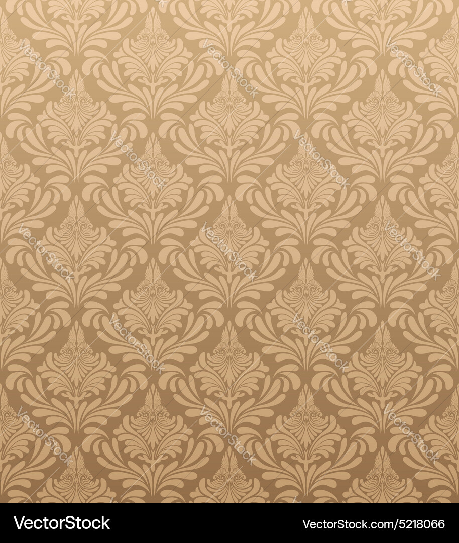 Damask seamless pattern Vector Image