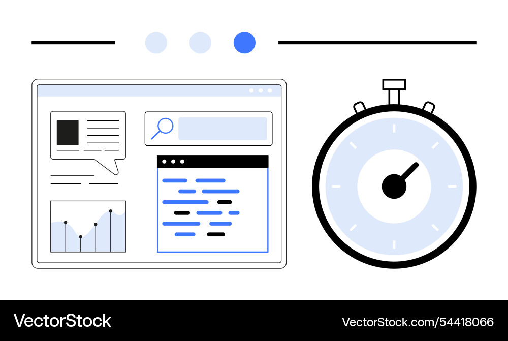 Enhancing workflow efficiency with online tools Enhancing workflow efficiency with online tools vector image