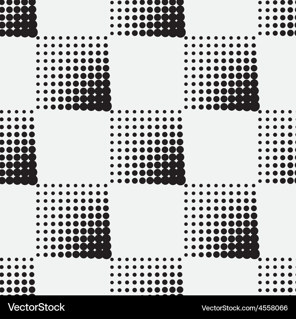 Halftone-background-seamless-pattern Vector Image