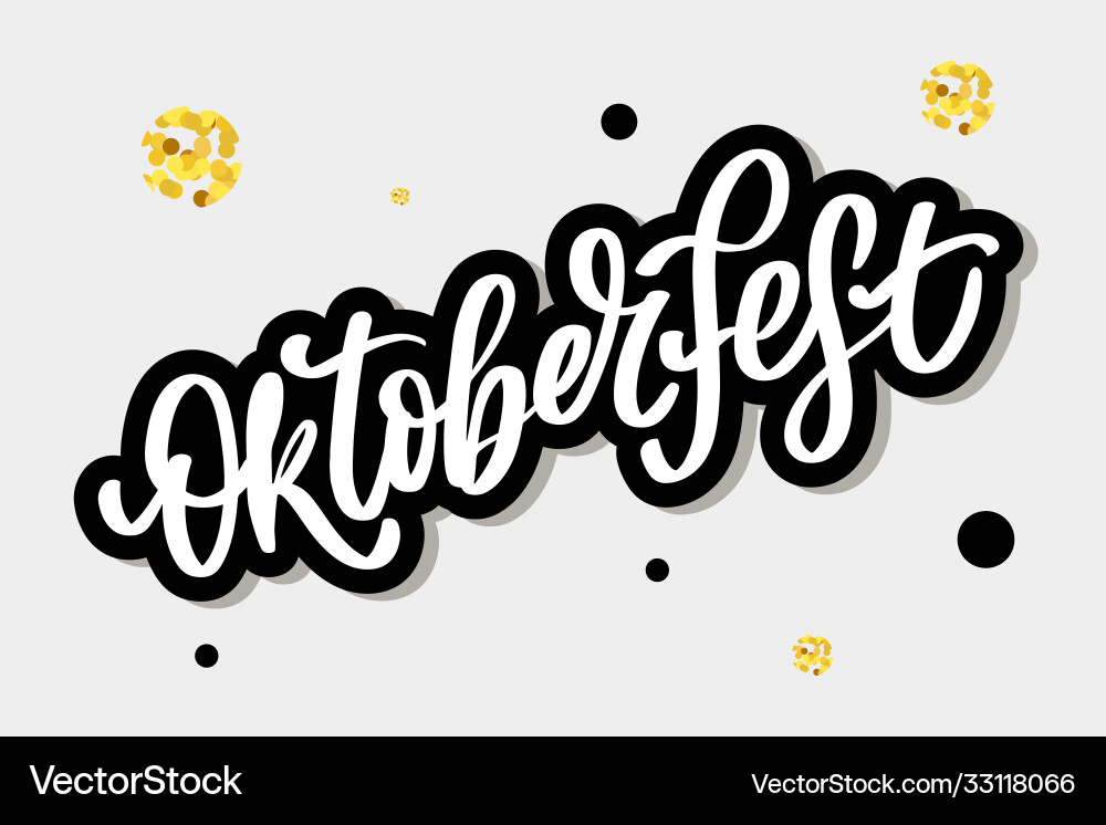 Oktoberfest celebration background happy Oktoberfest celebration background happy vector image