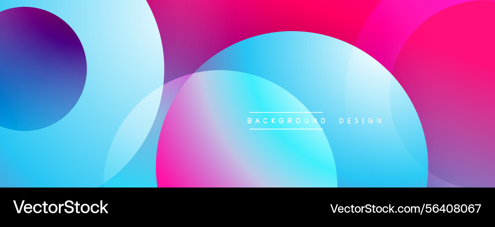 Abstract colorful circles overlap gradient shades Abstract colorful circles overlap gradient shades vector image