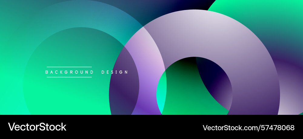 Abstract design features overlapping circles Abstract design features overlapping circles Vector Image
