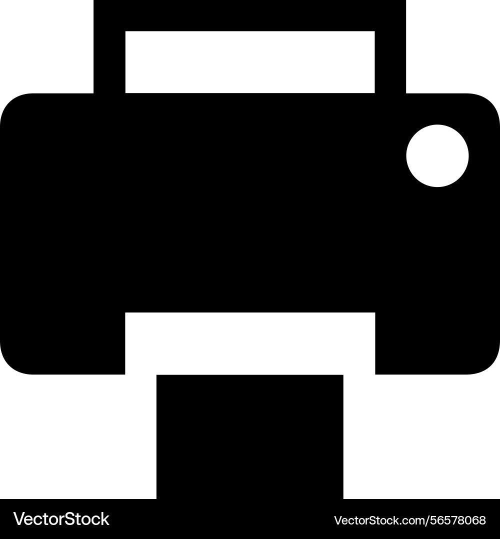 Computer printer icon symbol image Computer printer icon symbol image vector image