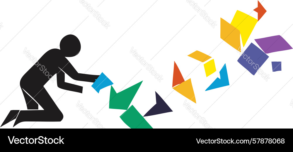 Immersive video game player with a modern console Vector Image