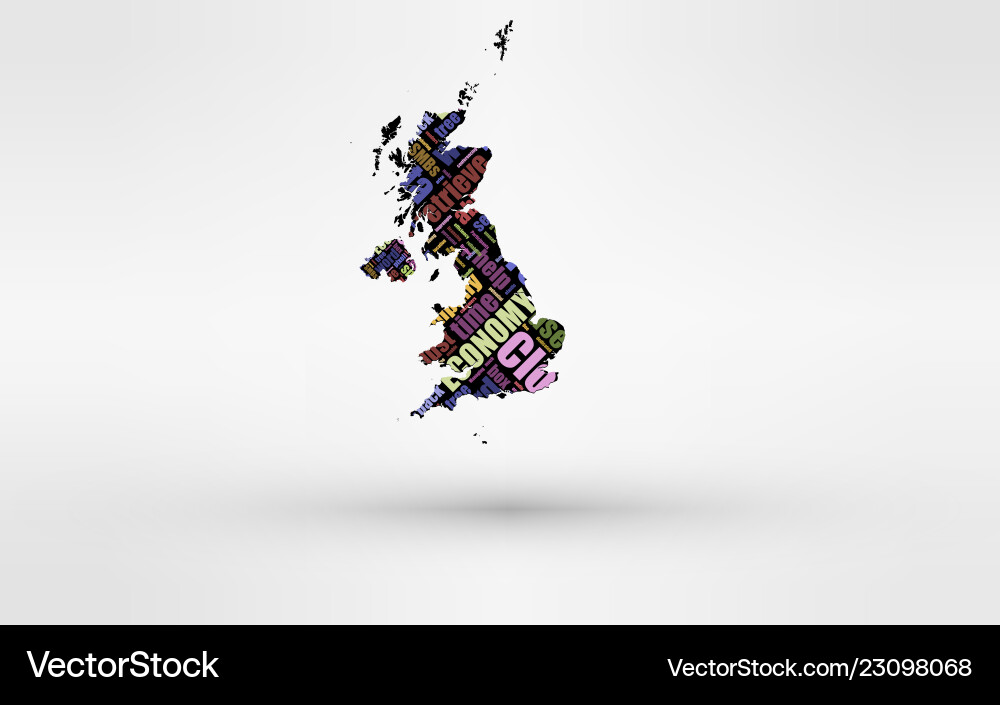 Map of great britain - england wales scotland Map of great britain - england wales scotland vector image