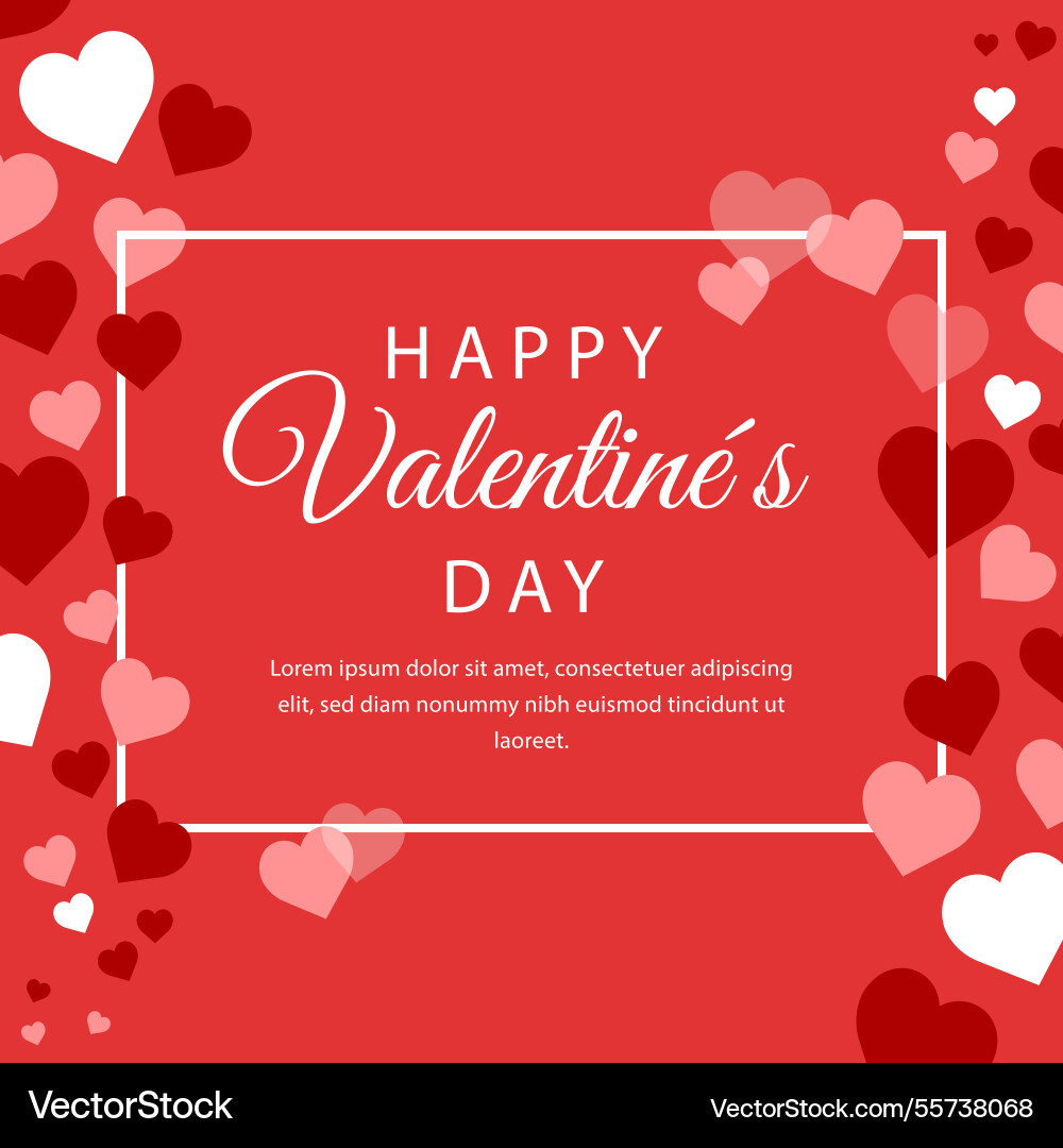 Valentines day background Royalty Free Vector Image
