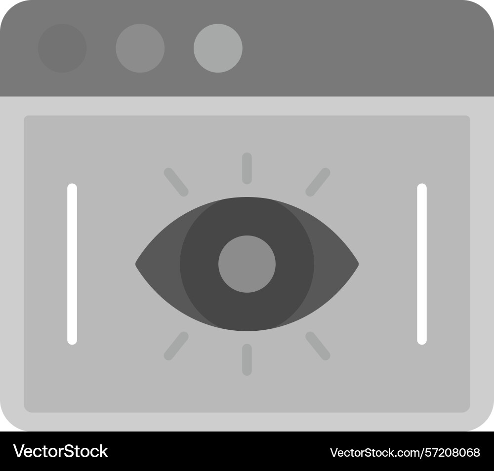 Web visibility icon Vector Image