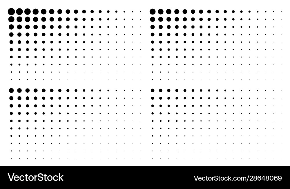 Halftone gradient texture pattern backgrounds vector image