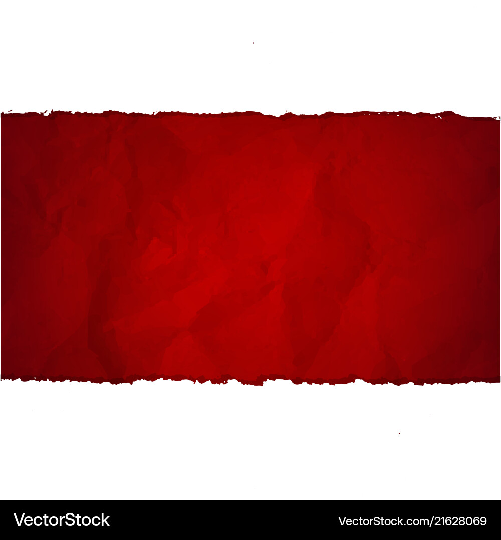 Ripped Paper Set - Red Cardboard Royalty Free Vector Image