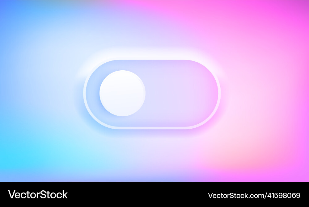 User interface selector 3d with holographic effect User interface selector 3d with holographic effect vector image