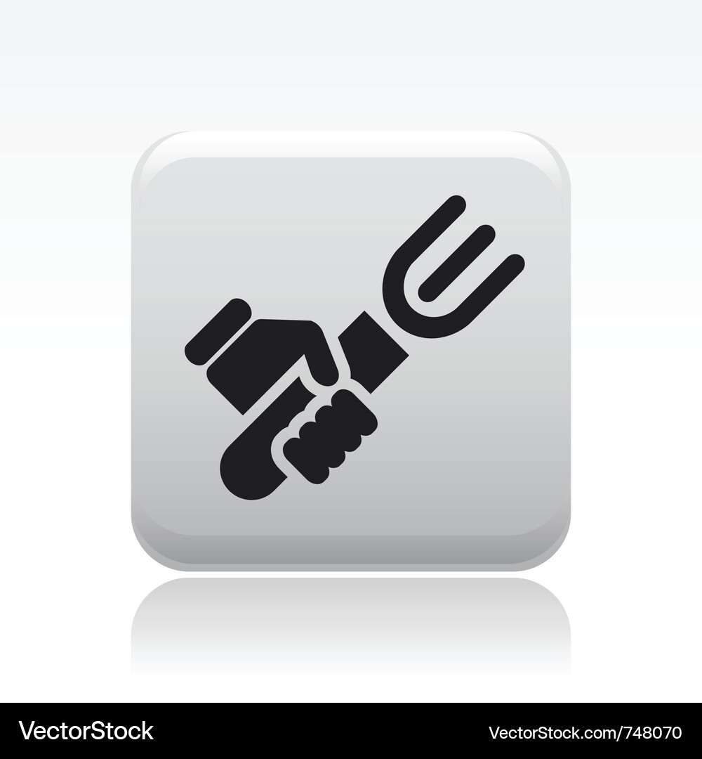 Fork icon Vector Image