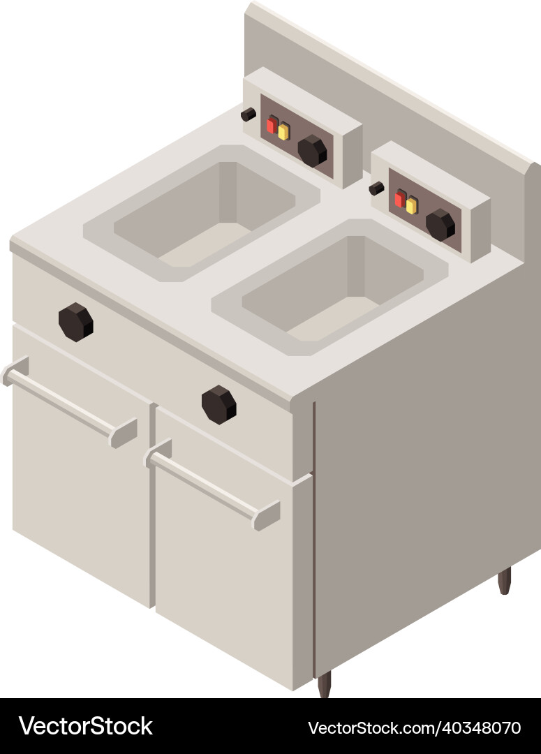 Industrial kitchen sink composition Royalty Free Vector