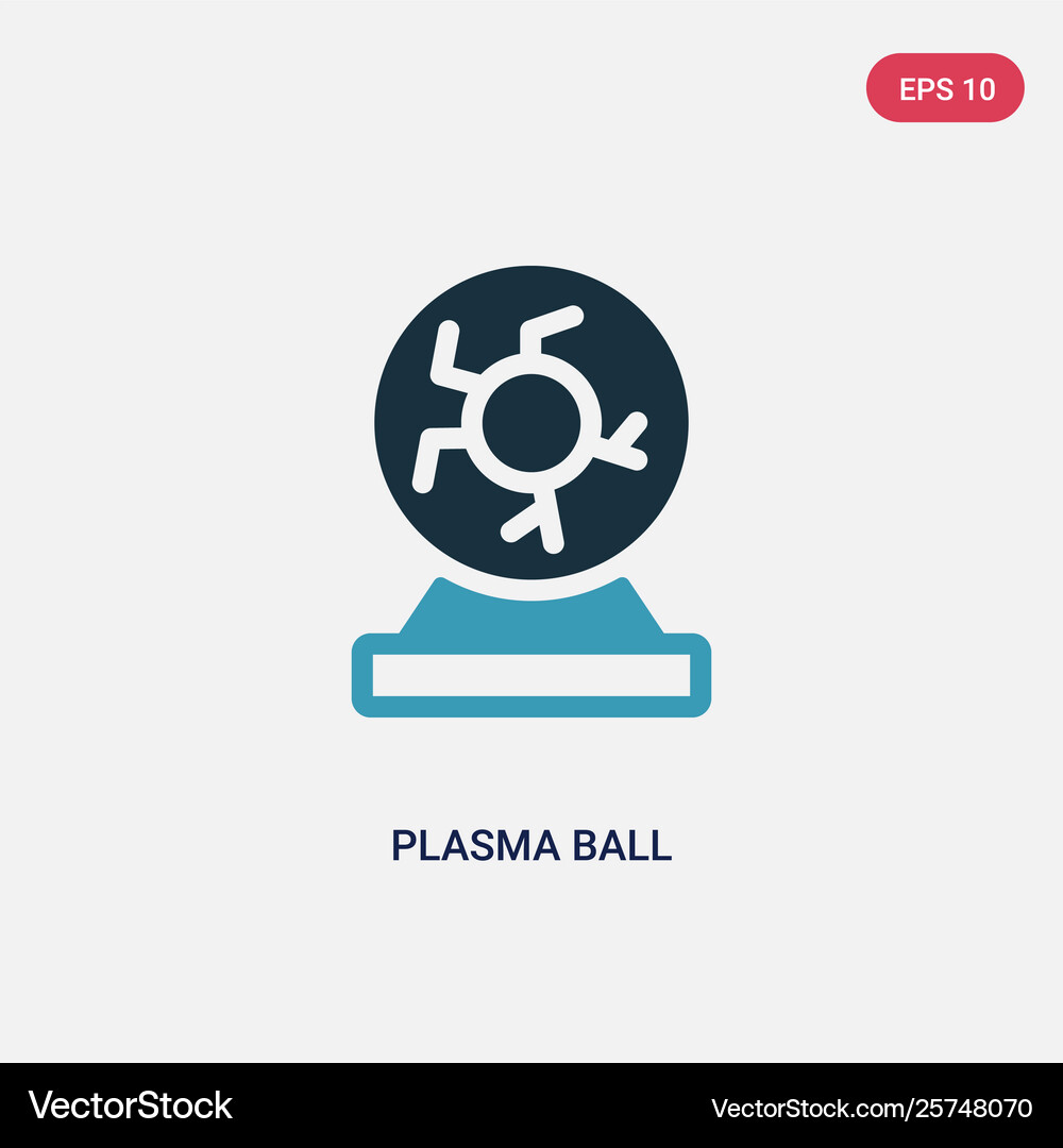 Two color plasma ball icon from science concept – Royalty-Free Vector |  VectorStock