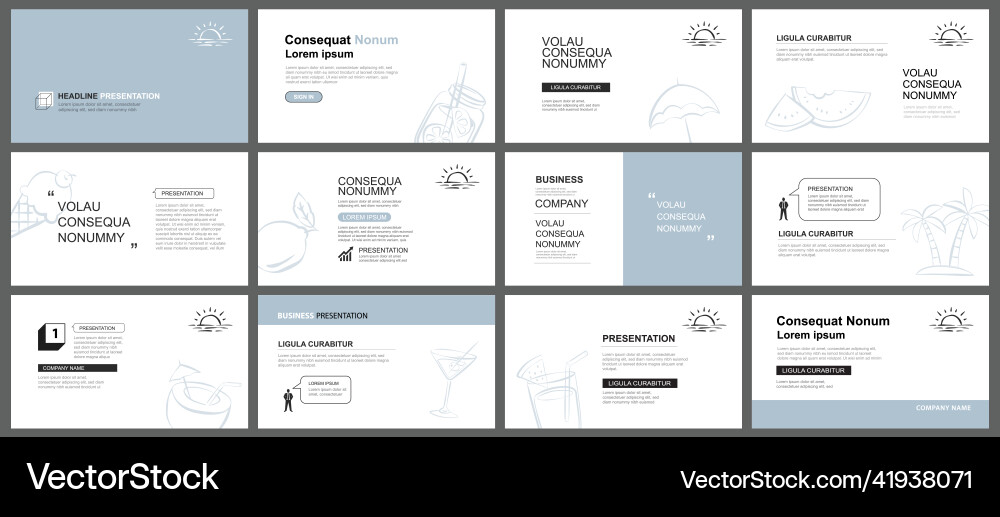Presentation and slide layout background design Presentation and slide layout background design vector image