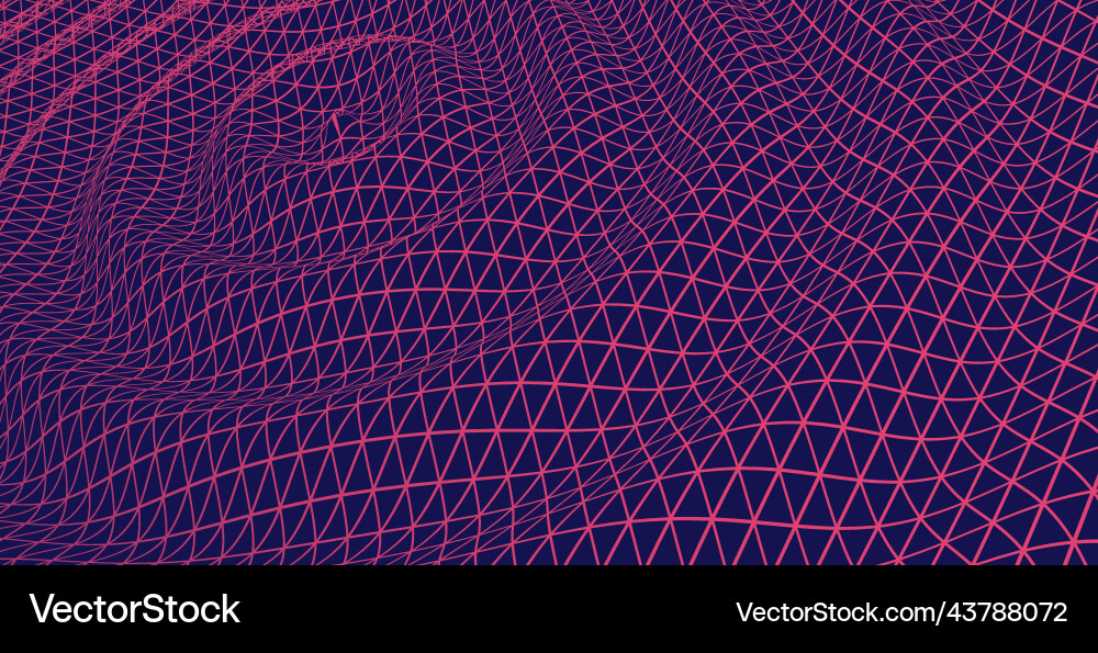 Abstract background with waves 3d surface Abstract background with waves 3d surface vector image