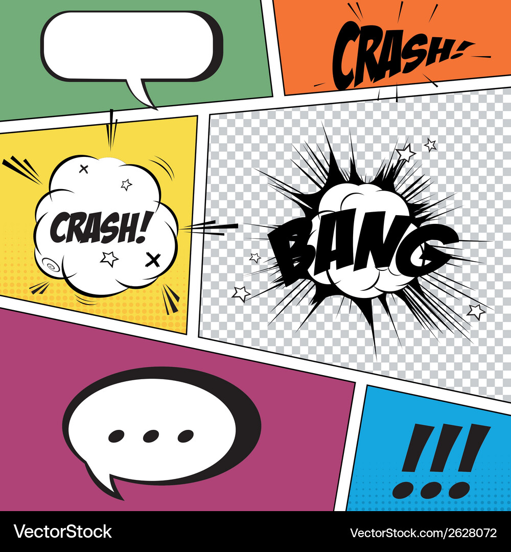 Abstract pop art objects on a special background Vector Image