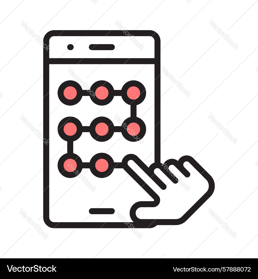 Mobile pattern Vector Image