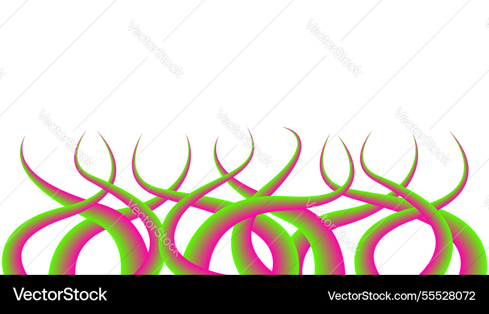 Thorns sharp isolated on white background liana Thorns sharp isolated on white background liana vector image