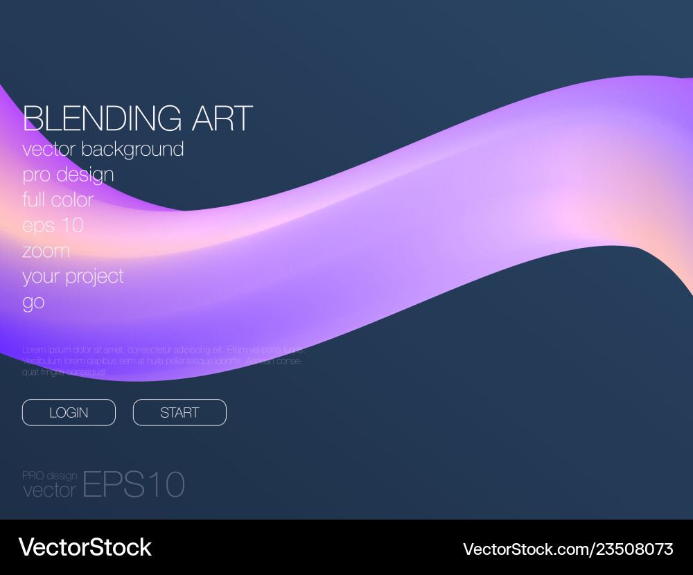 Abstract blend background template for web site Abstract blend background template for web site Vector Image