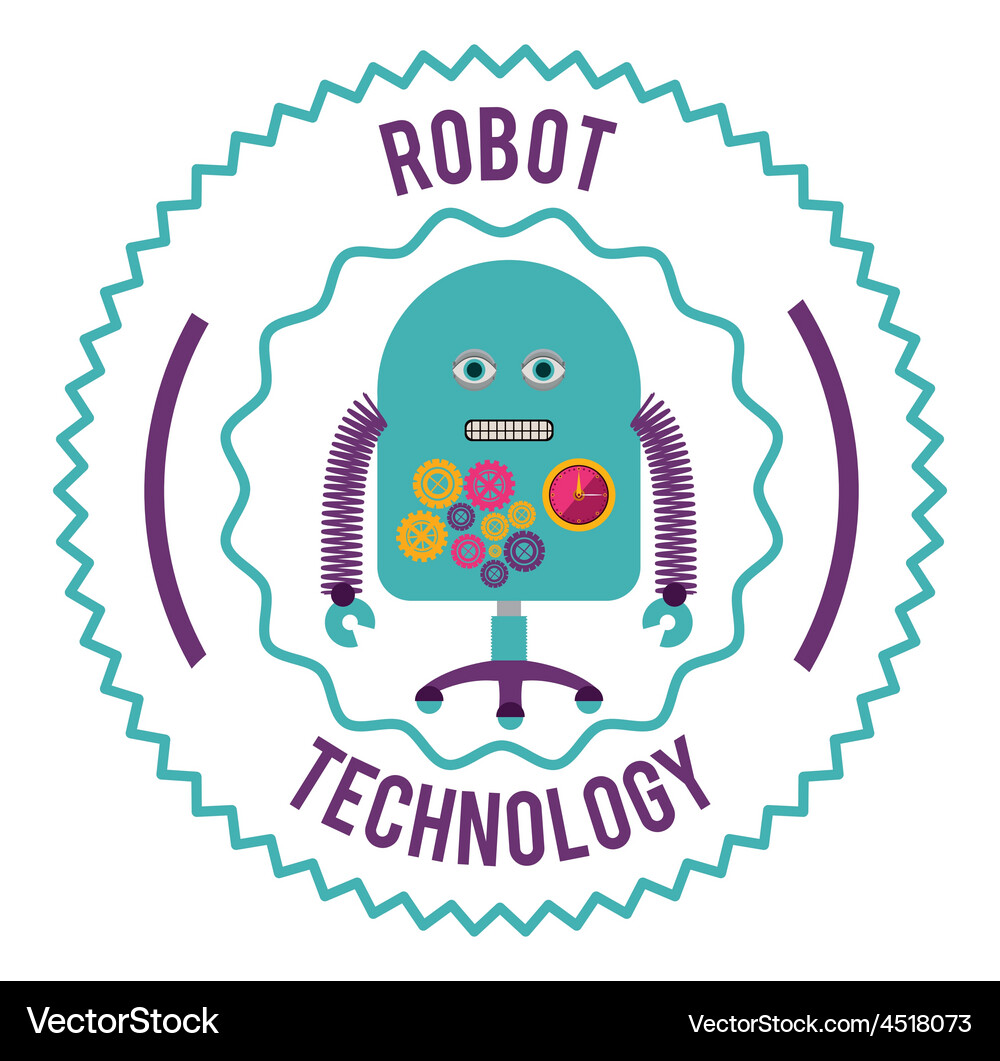 Robot design Vector Image