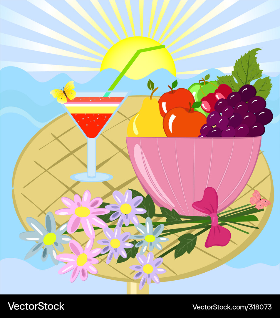 Still summer Vector Image